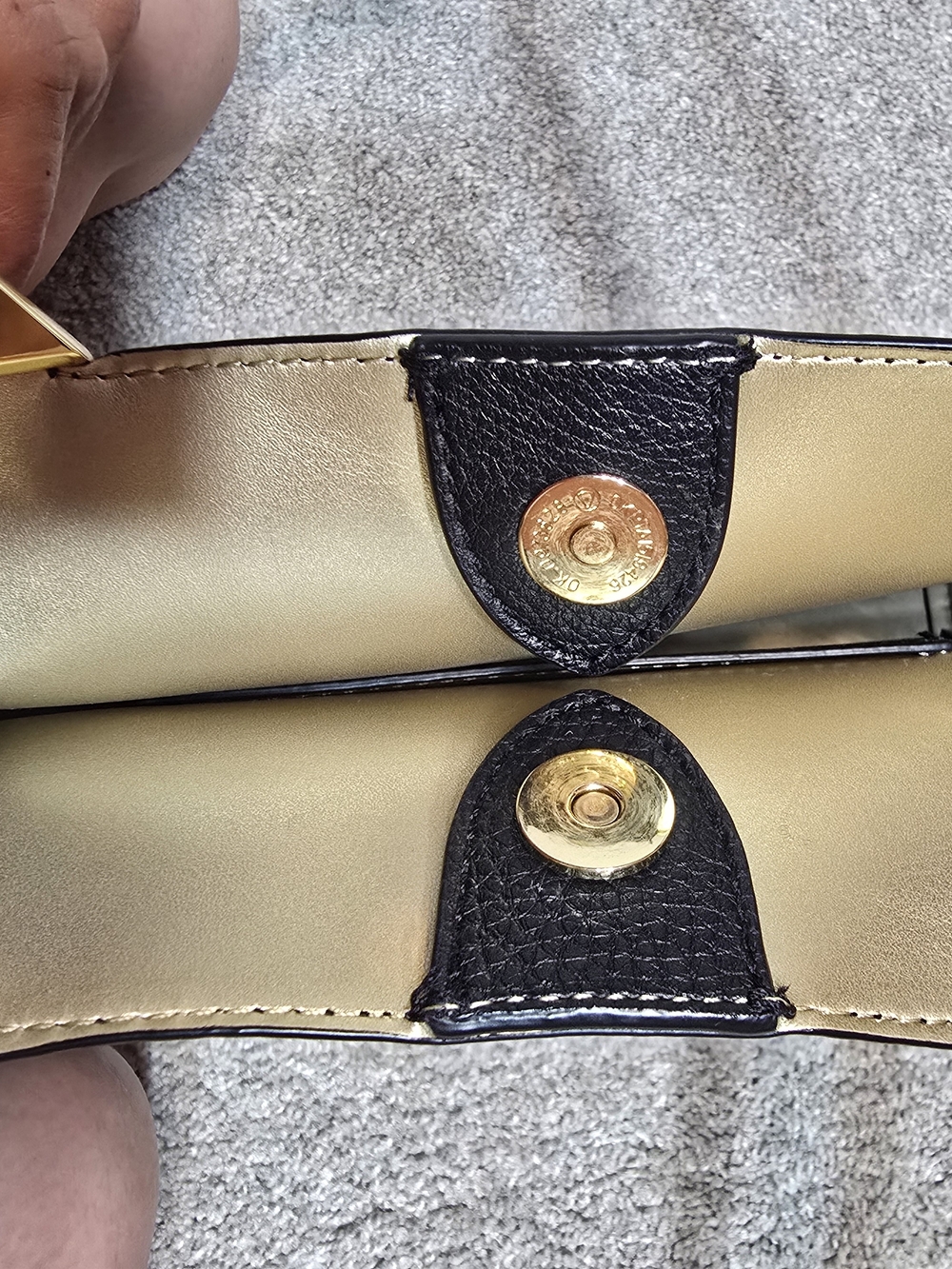 Ralph Lauren Black Shopper Tote with Gold Hardware - Picture 3 of 12